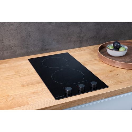 Plaque De Cuisson Induction Encastrable - 2 Foyers, Minuteur, 3600 W Avec Boutons / Manettes