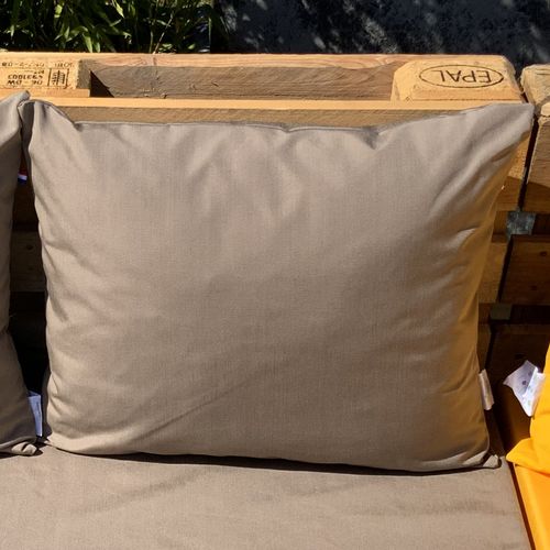 Housse De Coussin Extérieur - 50x60 Cm - Taupe