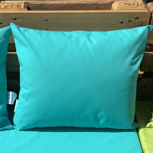 Housse De Coussin Extérieur - 50x60 Cm - Turquoise