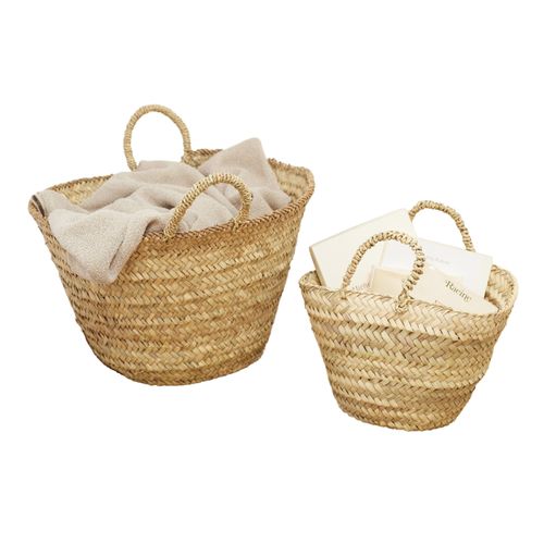 Panier Pour Le Marché Palm - 40x30 Cm - Naturel