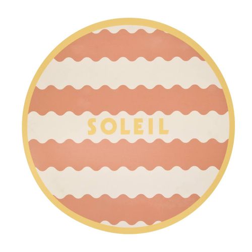 Set De Table Rond Soleil - 38x38 Cm - Terracotta