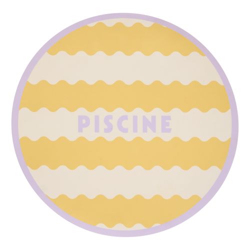 Set De Table Rond Piscine - 38x38 Cm - Jaune