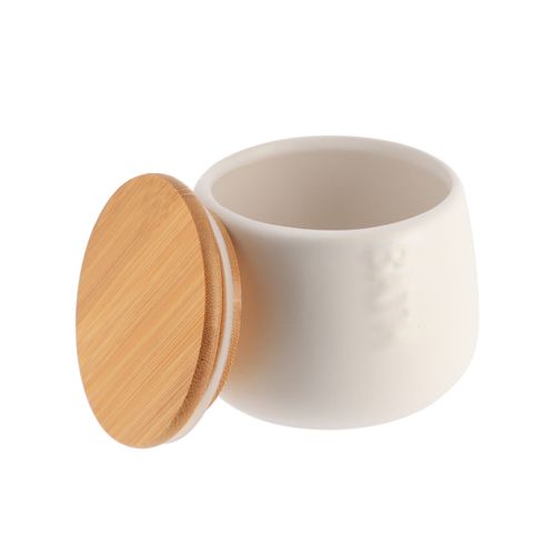 Boïte à coton en dolomite BATH Blanc