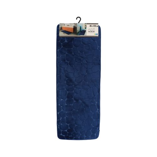 Tapis microfibre 45x120cm - Bleu marine
