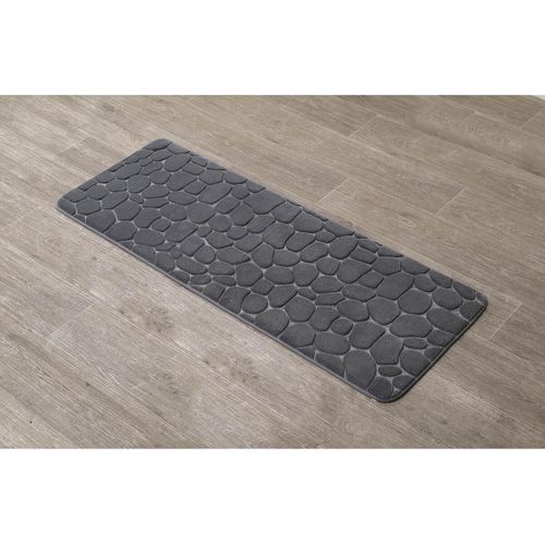 Tapis microfibre 45x120cm - Gris foncé