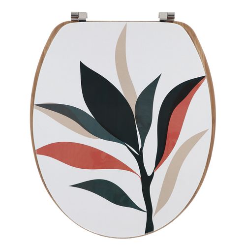 Abattant Wc En Bois Déco Bucolique Avec Kit Fixation En Acier Inoxydable