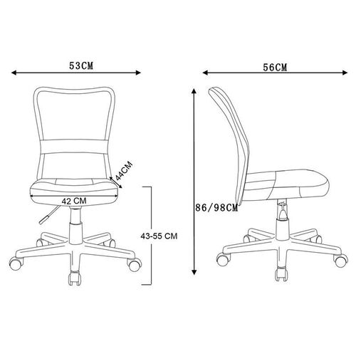 Chaise De Bureau Flo Noire