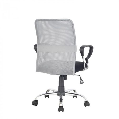 Chaise De Bureau Pivotante Santi Grise/noire