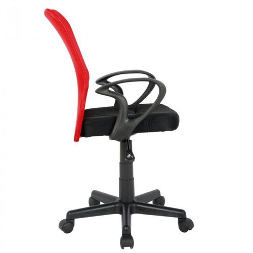 Chaise De Bureau Mio Rouge/noire