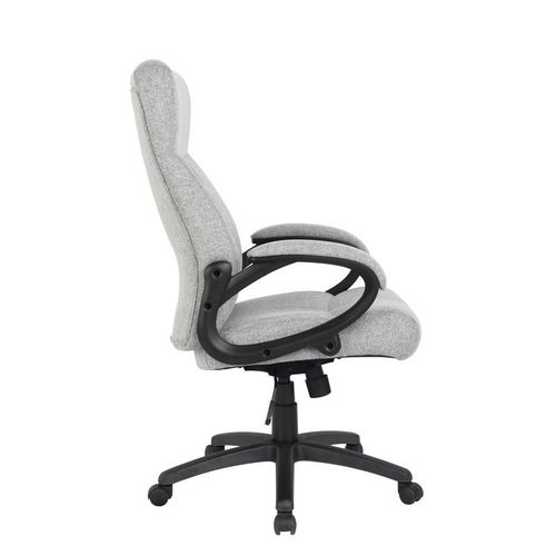 Chaise De Bureau Paras Tissu Grise