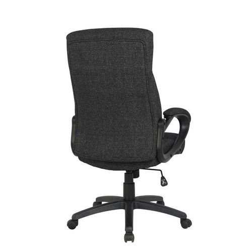 Chaise De Bureau Paras Tissu Noire