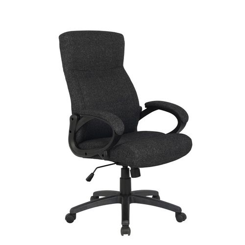 Chaise De Bureau Paras Tissu Noire