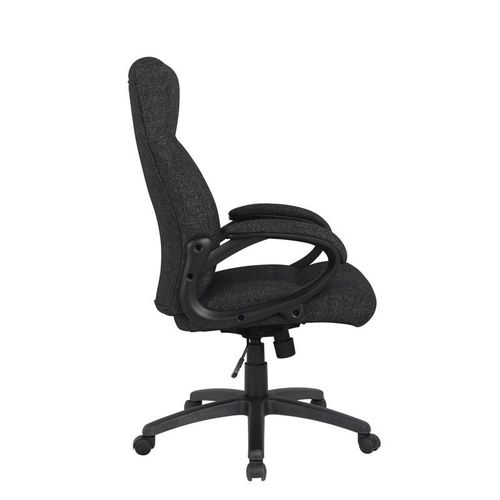 Chaise De Bureau Paras Tissu Noire
