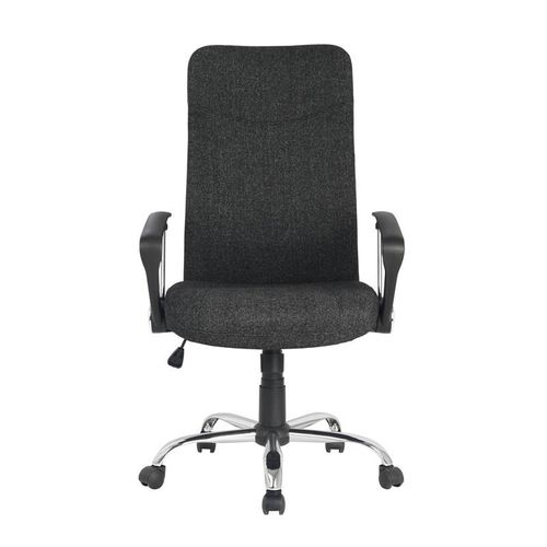 Chaise De Bureau Pivotante Tao Tissu Noire