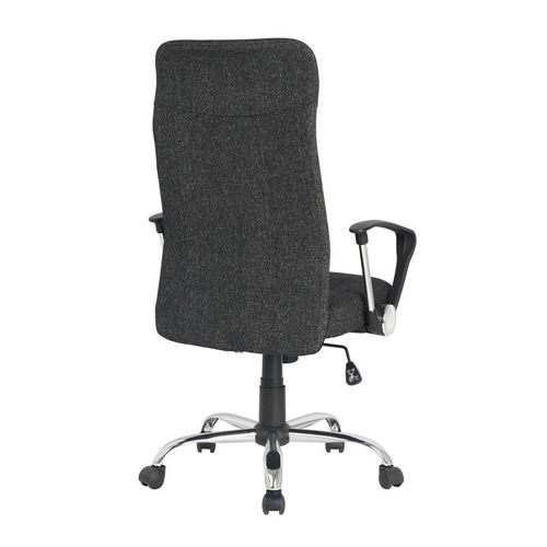 Chaise De Bureau Pivotante Tao Tissu Noire