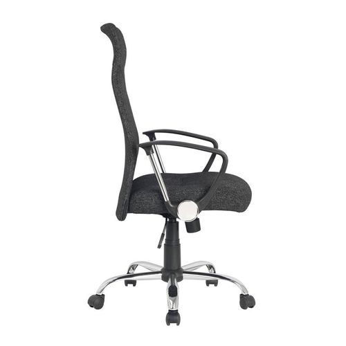 Chaise De Bureau Pivotante Tao Tissu Noire