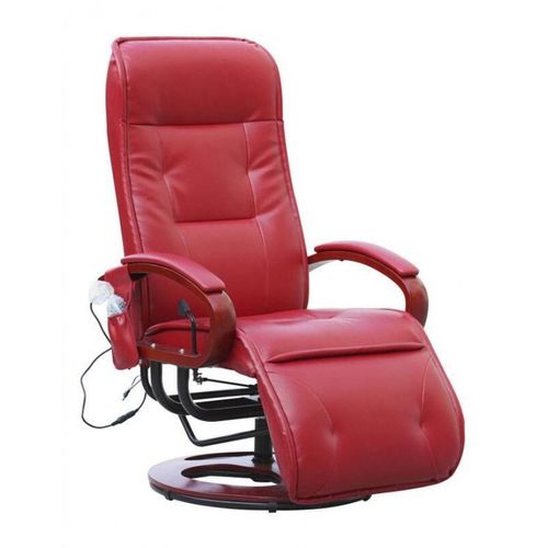 Fauteuil Relax Massant Londres Rouge