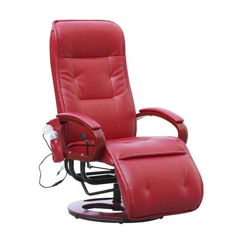 Fauteuil Relax Massant Londres Rouge
