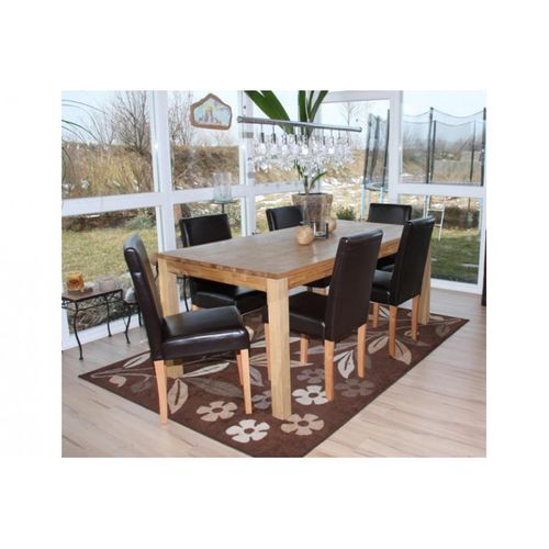 Chaise De Salle à Manger Lot De 2 Athena Brun