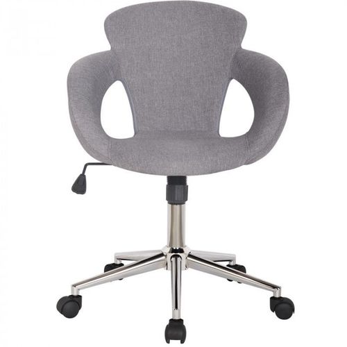 Tabouret À Roulettes / De Travail Marius Tissu Gris