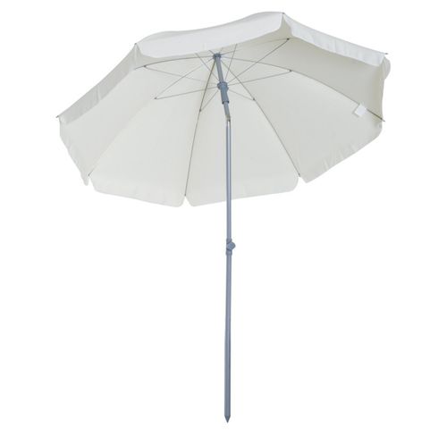 Parasol Inclinable De Plage Sunbe Crème
