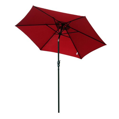 Parasol Circulaire Eva Rouge