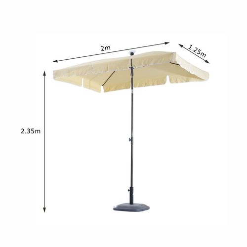 Parasol Rectangulaire Summer Beige