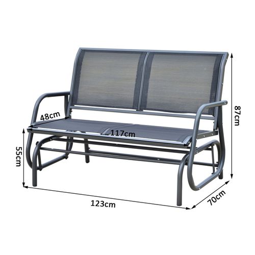 Banc-fauteuil à Bascule Sonnellino Noir