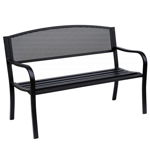 Banc De Jardin Elegance 3 Places Noir