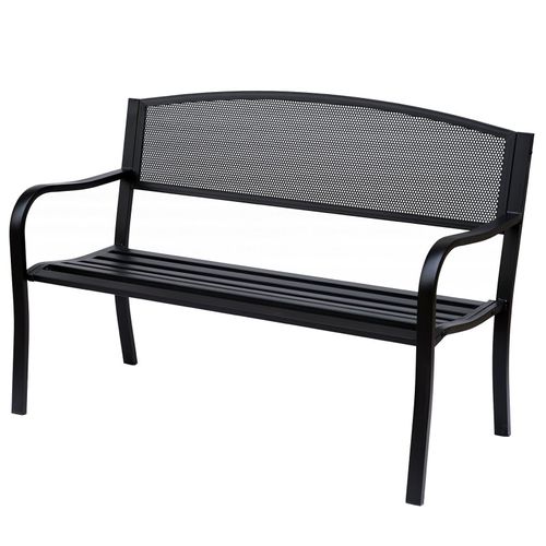 Banc De Jardin Elegance 3 Places Noir