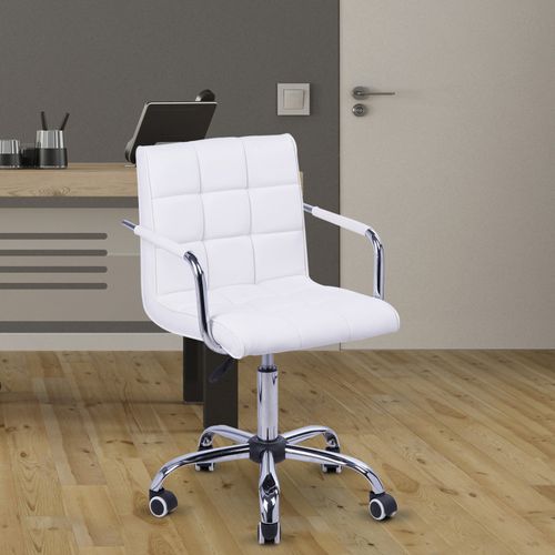 Chaise De Bureau White Blanc