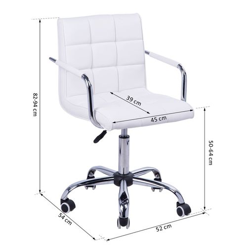 Chaise De Bureau White Blanc