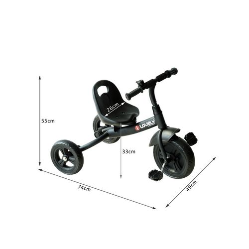 Tricycle Enfant Amsterdam Noir