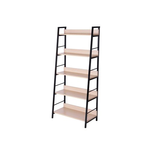 Bibliothèque Hugo Avec Étagère Style Industriel Beige