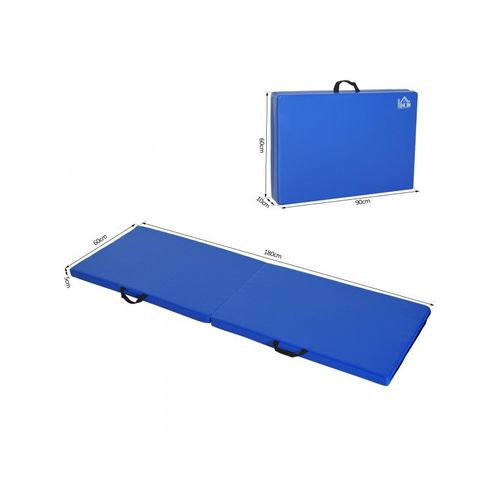 Tapis De Gymnastique Fitty Polyvalent Bleu