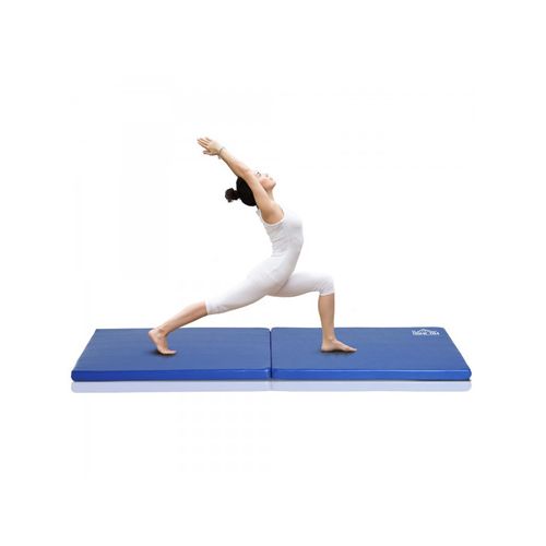 Tapis De Gymnastique Fitty Polyvalent Bleu
