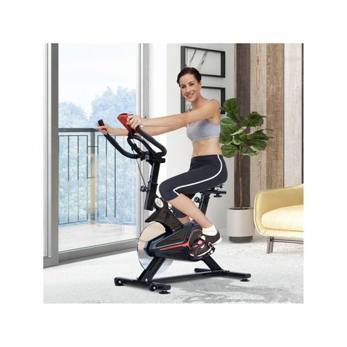 Vélo D'appartement Nice De Couloir Noire Et Rouge