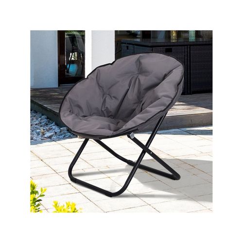 Fauteuil Lune Pliable Tina Gris