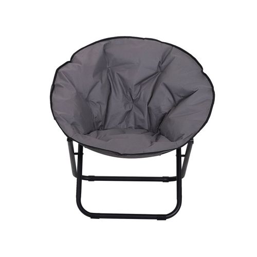 Fauteuil Lune Pliable Tina Gris
