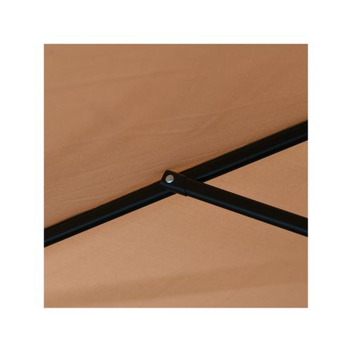 Parasol Inclinable Et Pivotant Moka Beige