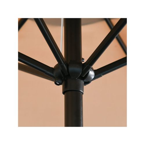 Parasol Inclinable Et Pivotant Moka Beige