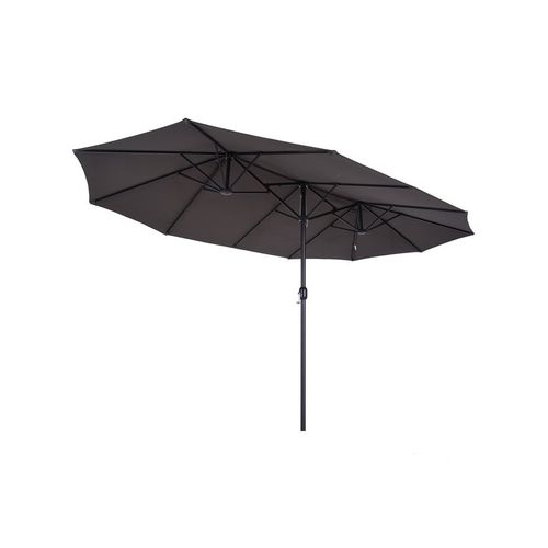 Grand Parasol XXL Castle 4,6 M Gris