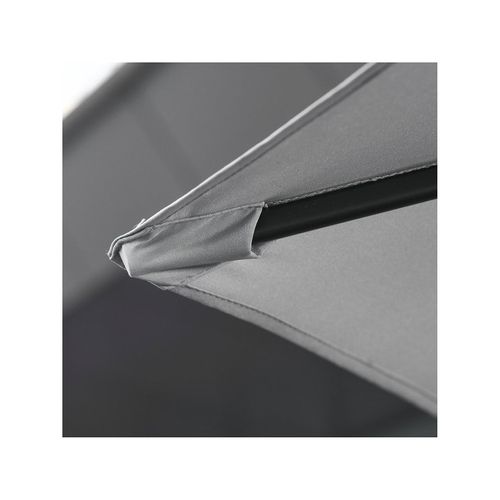 Parasol Hexagonal Inclinable Milano Gris