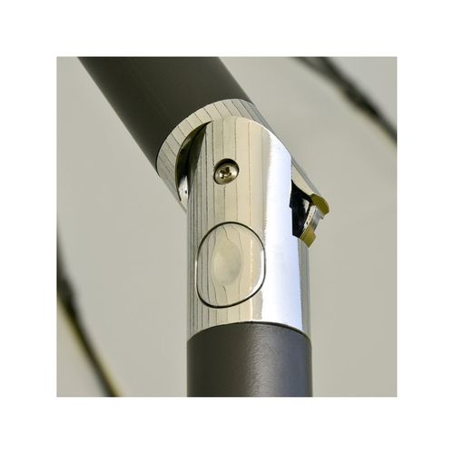 Parasol Rond Inclinable Hastings Blanc