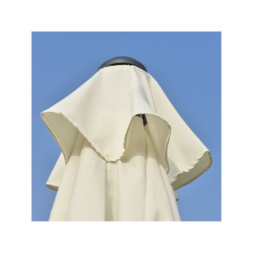 Parasol Rond Inclinable Hastings Blanc