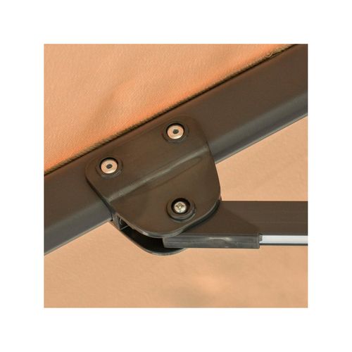 Parasol Déporté Octogonal Et Inclinable Malibu à LED Beige