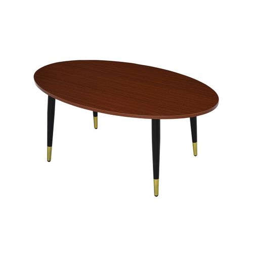 Table Basse Ovale Rochefort Marron