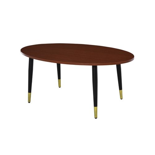 Table Basse Ovale Rochefort Marron