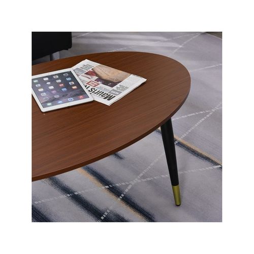 Table Basse Ovale Rochefort Marron