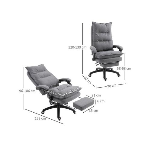 Fauteuil De Bureau Jonas Gris